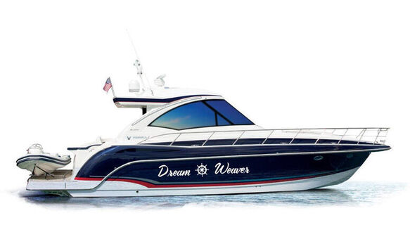 Boat Lettering White Letters In Water