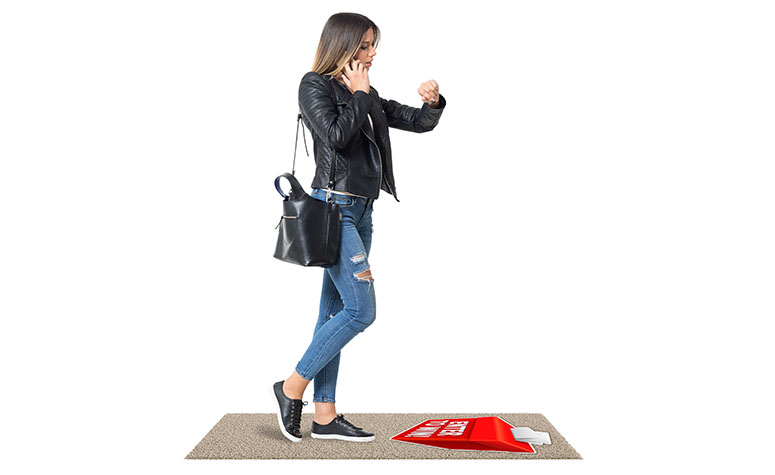 Carpet Stickers Actual Size Comparison