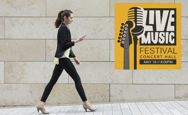 Outdoor Wall Decals Concert Event