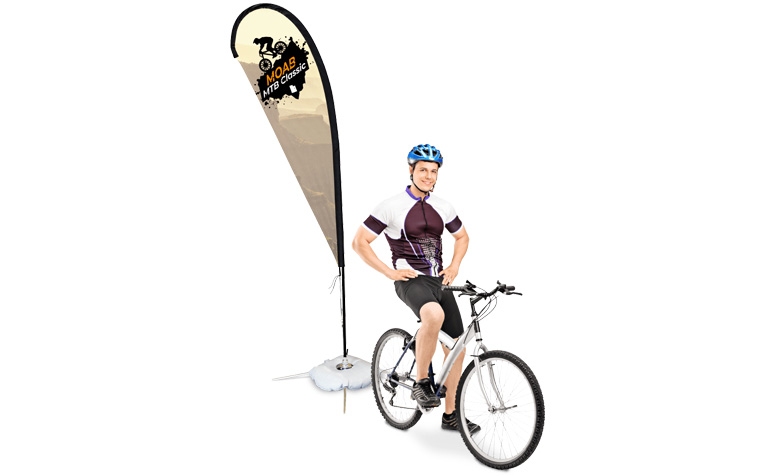 Teardrop Flag Banner