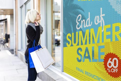 Perforated Window Decals