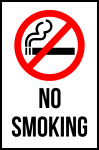 No Smoking Aluminum